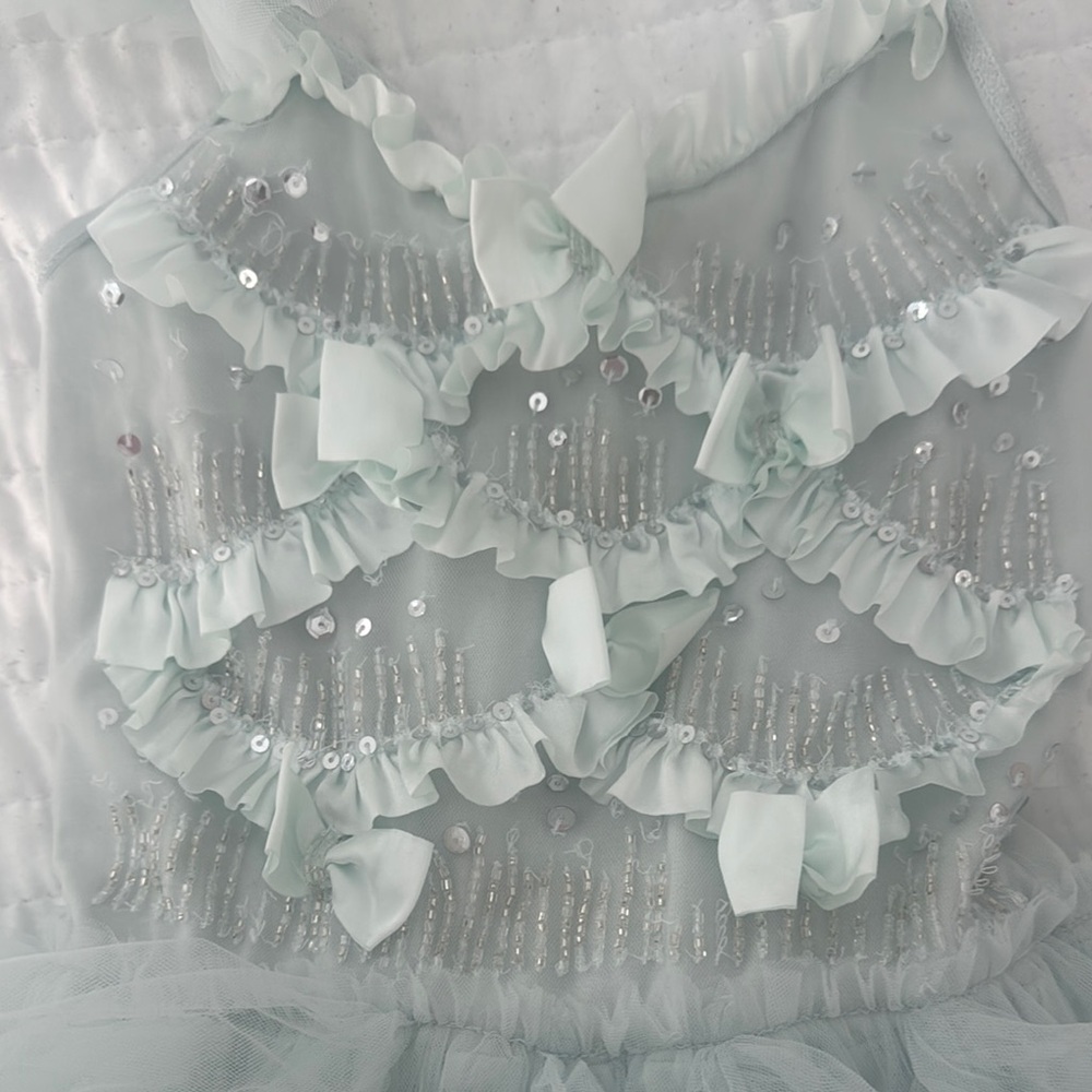 Tutú du Monde Elegant Light Mint Tulle Dress - Picture 3 of 4